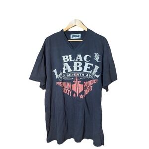 BLAC LABEL GRAILED MENS BIG AND TALL‎ TEE SIZE 3XL EUC